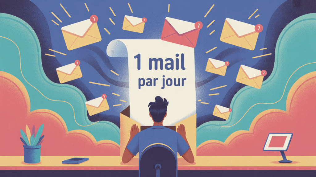 1 mail par jour avis concept apprentissage email