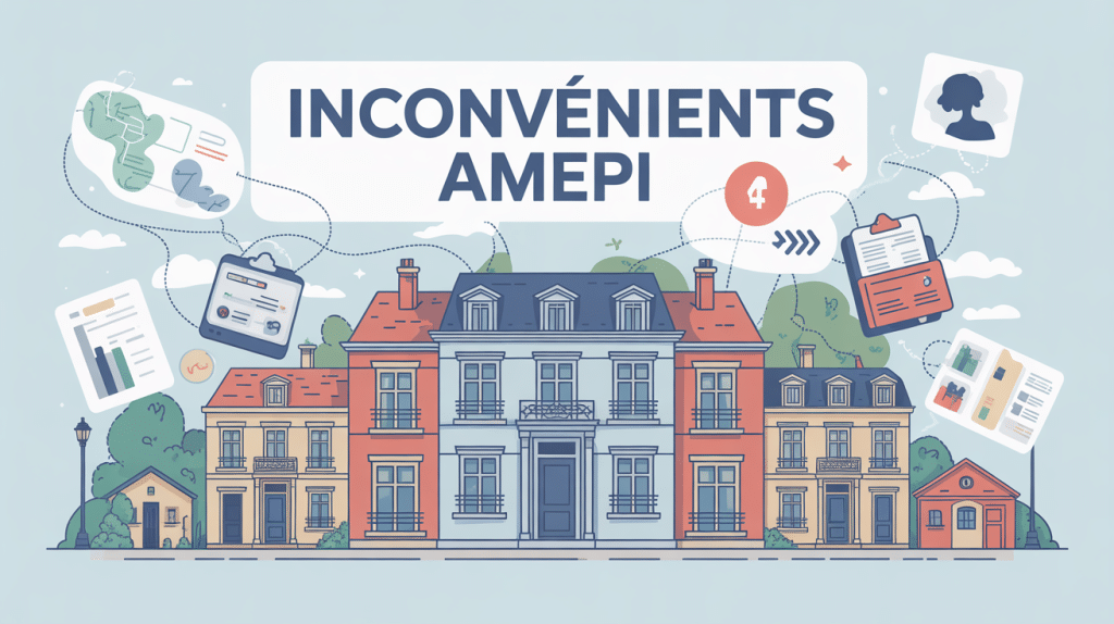 amepi inconvénient réseau immobilier et contraintes
