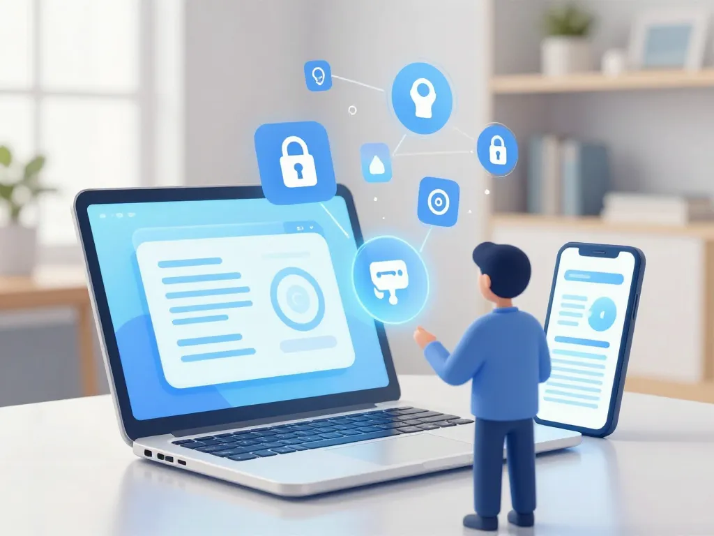 direct écureuil connexion sécurisée ordinateur smartphone