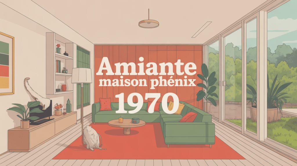 Maison Phenix 1970 amiante visualisation des risques