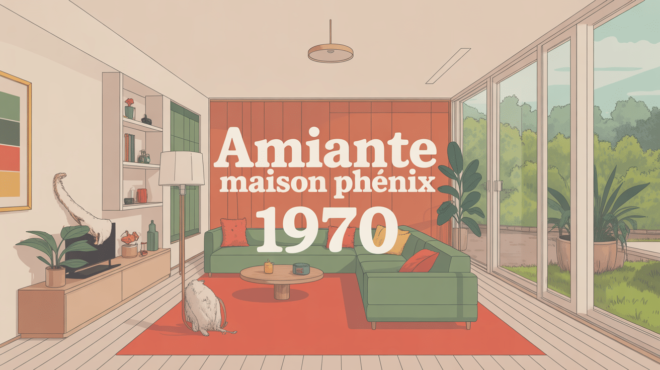 Maison Phenix 1970 amiante visualisation des risques