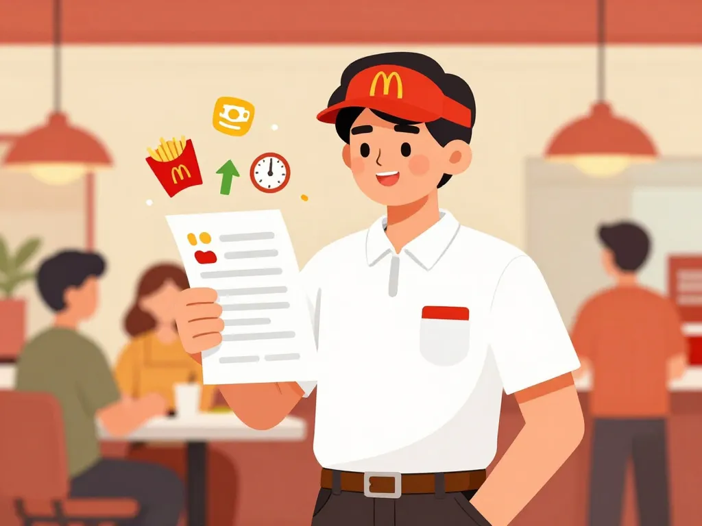 mcdo job etudiant jeune salarié fiche de paie avantages