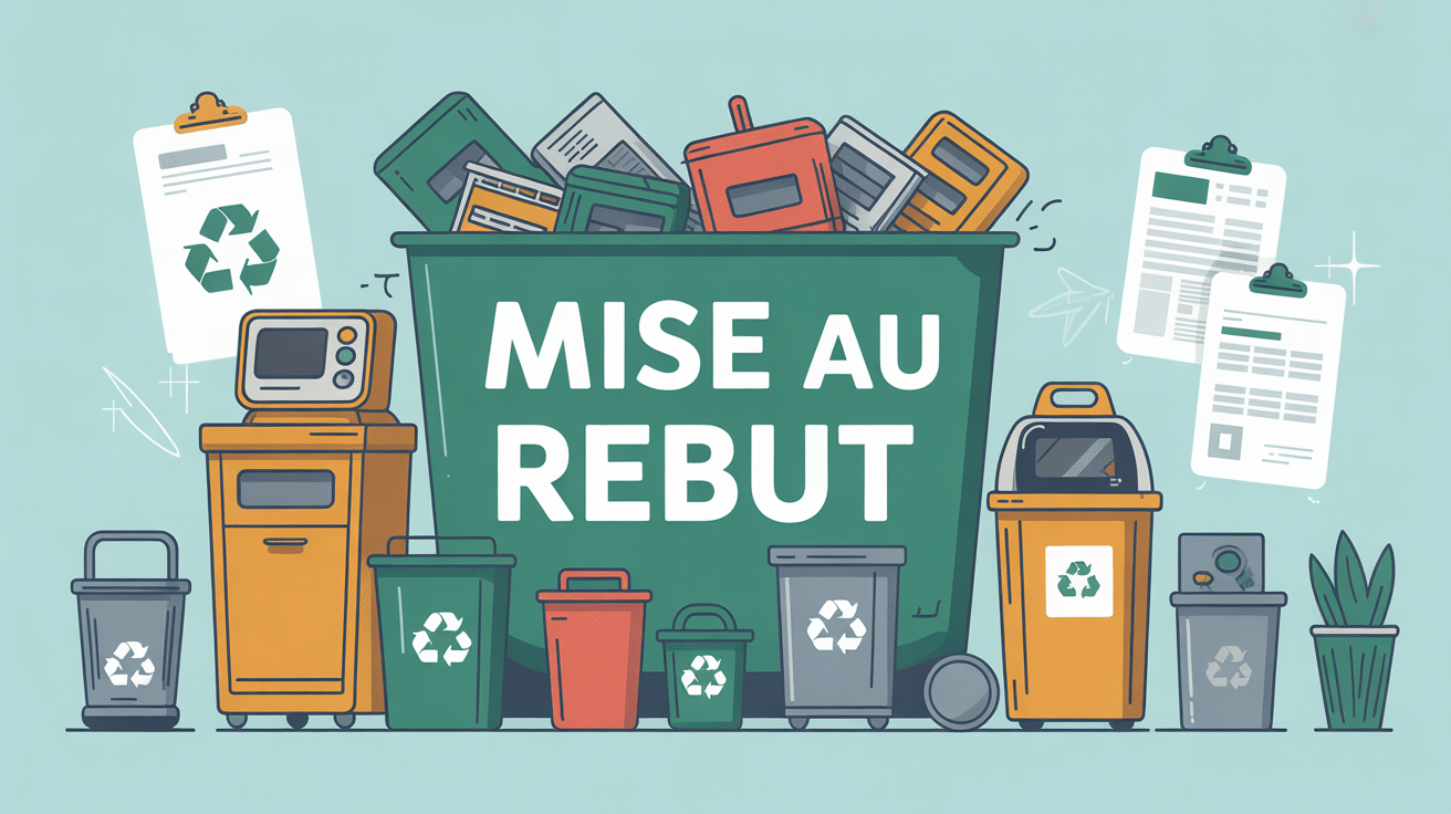 mise au rebut matériels obsolètes en bureau