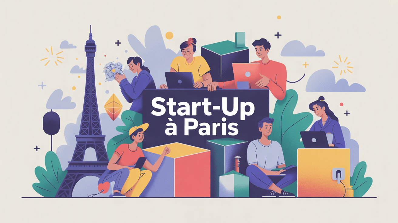 paris start up illustration écosystème dynamique