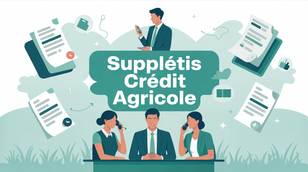 supplétis crédit agricole avis illustration service assistance