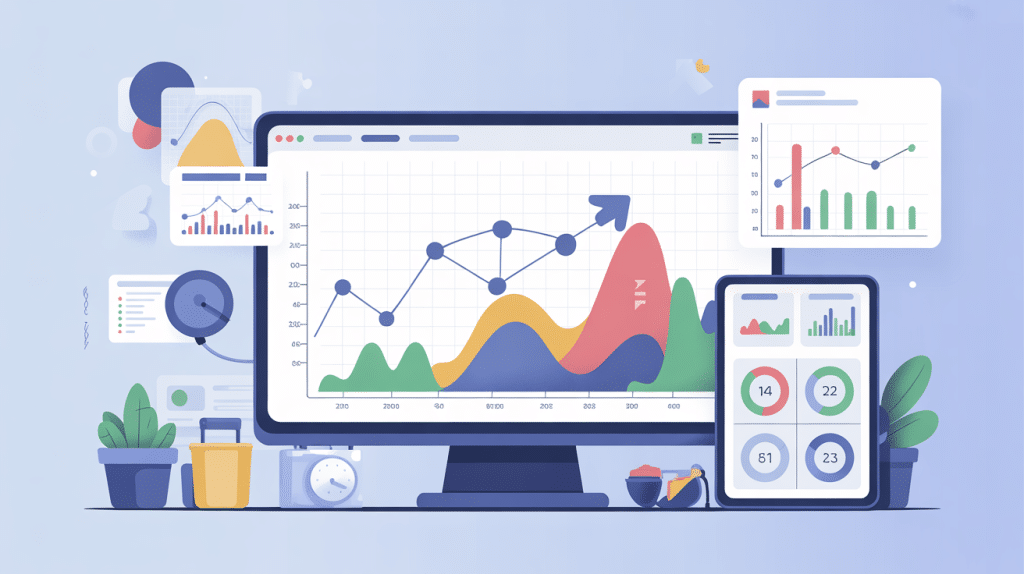 tableau de bord kpi excel à télécharger gratuit illustrant la gestion performance