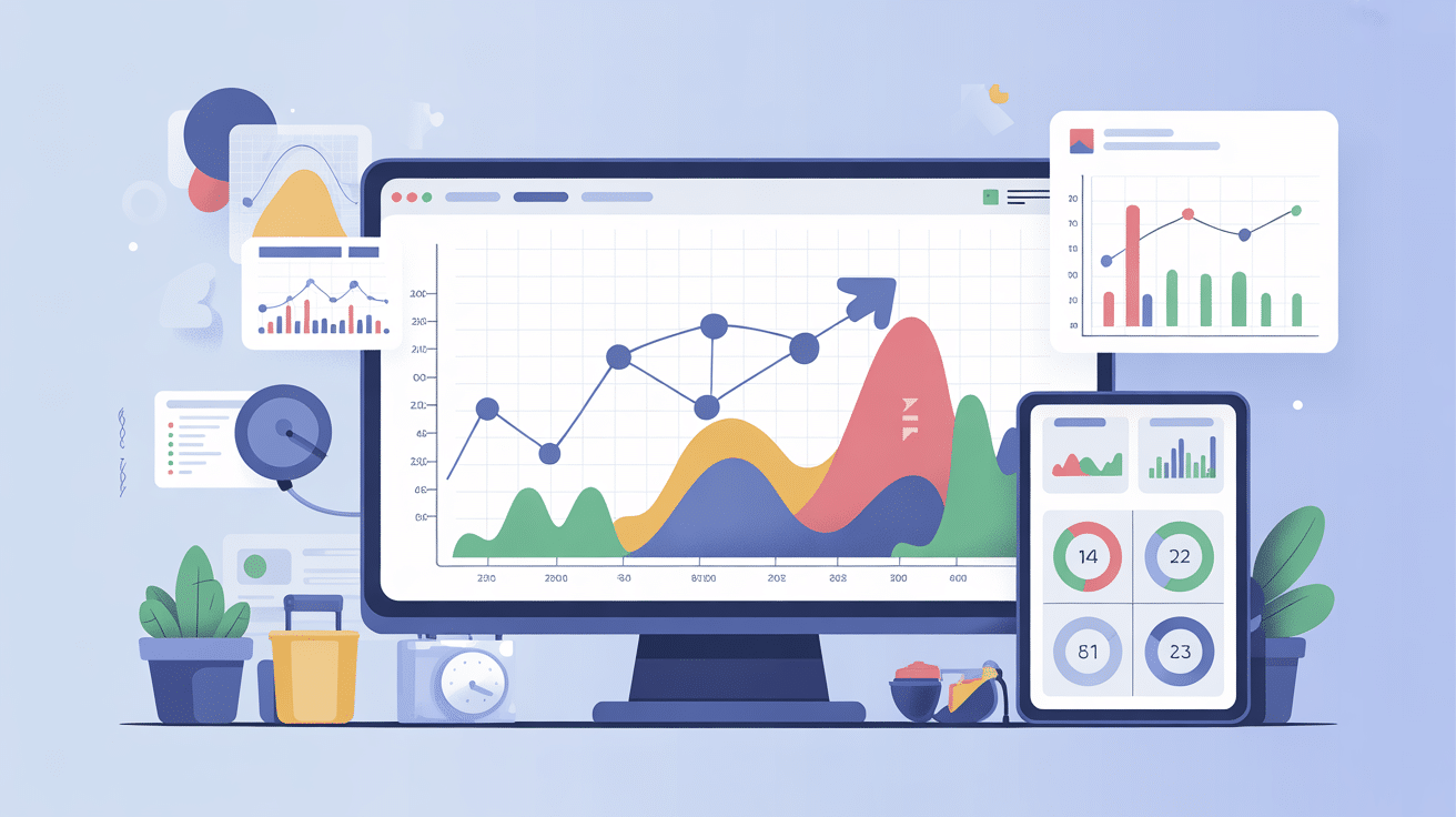 tableau de bord kpi excel à télécharger gratuit illustrant la gestion performance