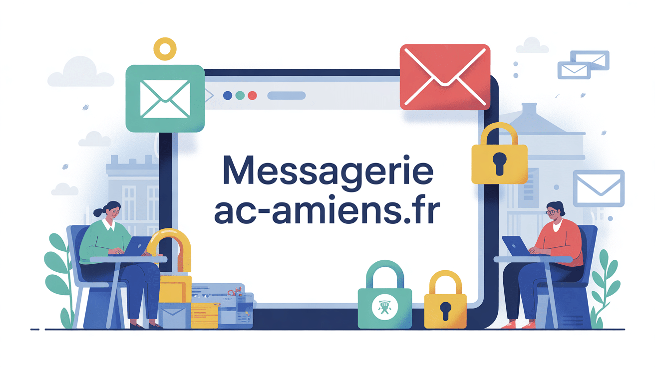 ac-amiens.fr messagerie illustration connexion institutionnelle sécurisée