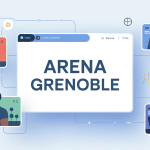 illustration interface digitale arena extranet grenoble