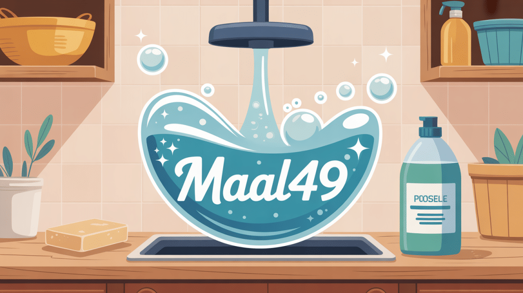 Maal49 liquide vaisselle évier propre bulles
