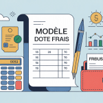 modele note de frais illustration gestion notes