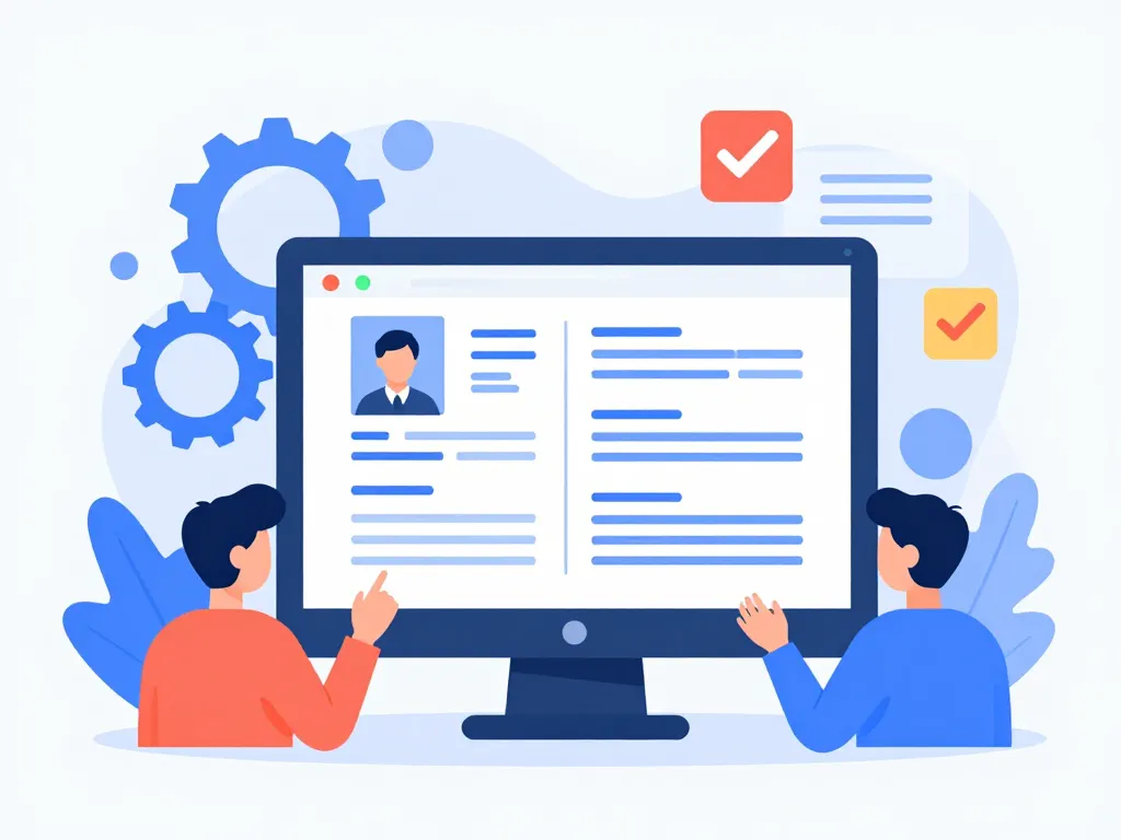 Illustration de Mvitae montrant ses outils et atouts pour le CV