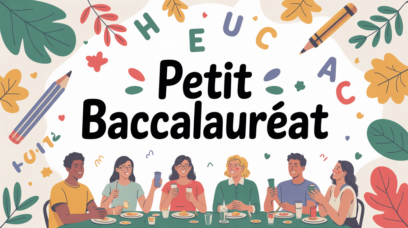 Illustration jeu petit baccalaureat famille autour table