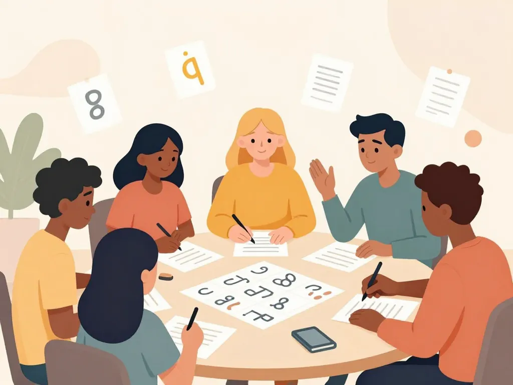 Scène explication petit baccalaureat entre amis