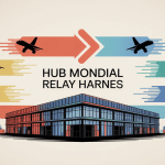 illustration du site hub harnes mondial relay logistique