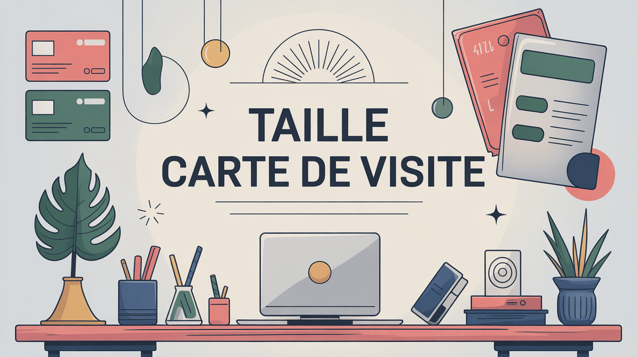 illustration vectorielle taille d un carte de visite professionnelle