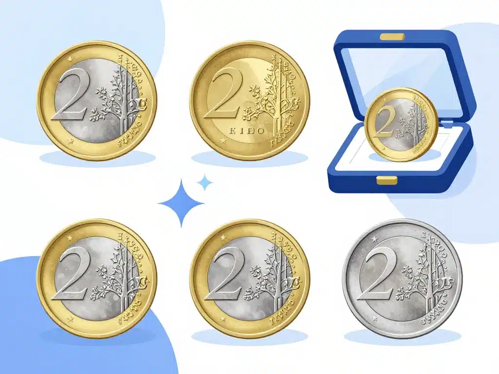 valeur pièce 2 euros arbre de vie 2023 état circulation et collection