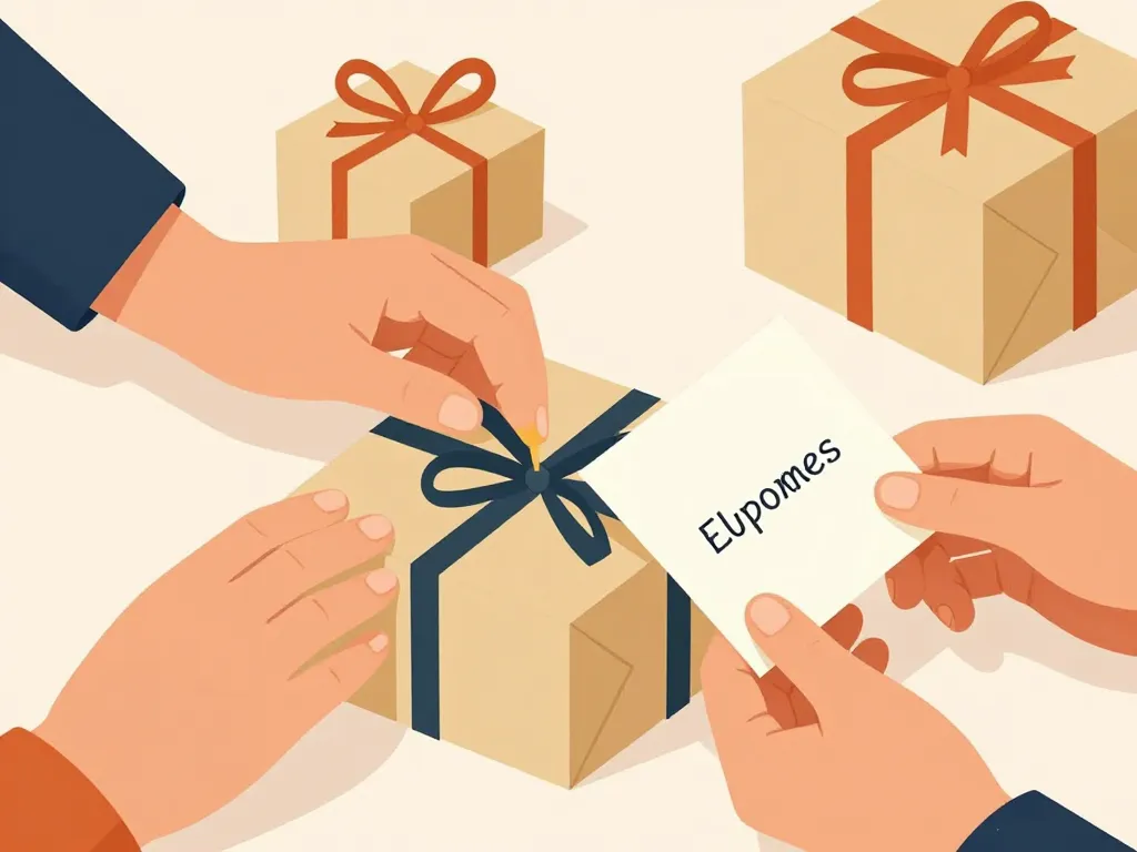 Cadeau entreprise original personnalisé avec packaging soigné et message