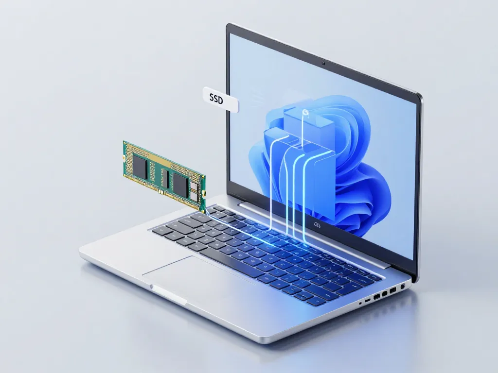 Schéma technique ordinateur portable pour travailler