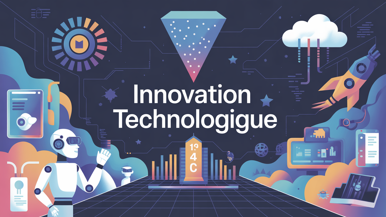 illustration innovation technologique convergence