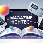 Illustration magazine high tech moderne high tech