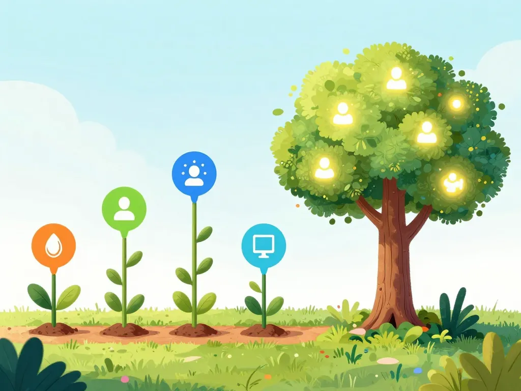 SEO réussi blog technologie arbres métaphore