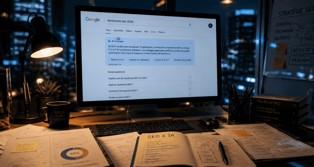 Actu SEO IA générative sur Google