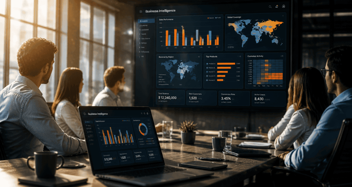business intelligence business intelligence business intelligence professionnels réunion écran