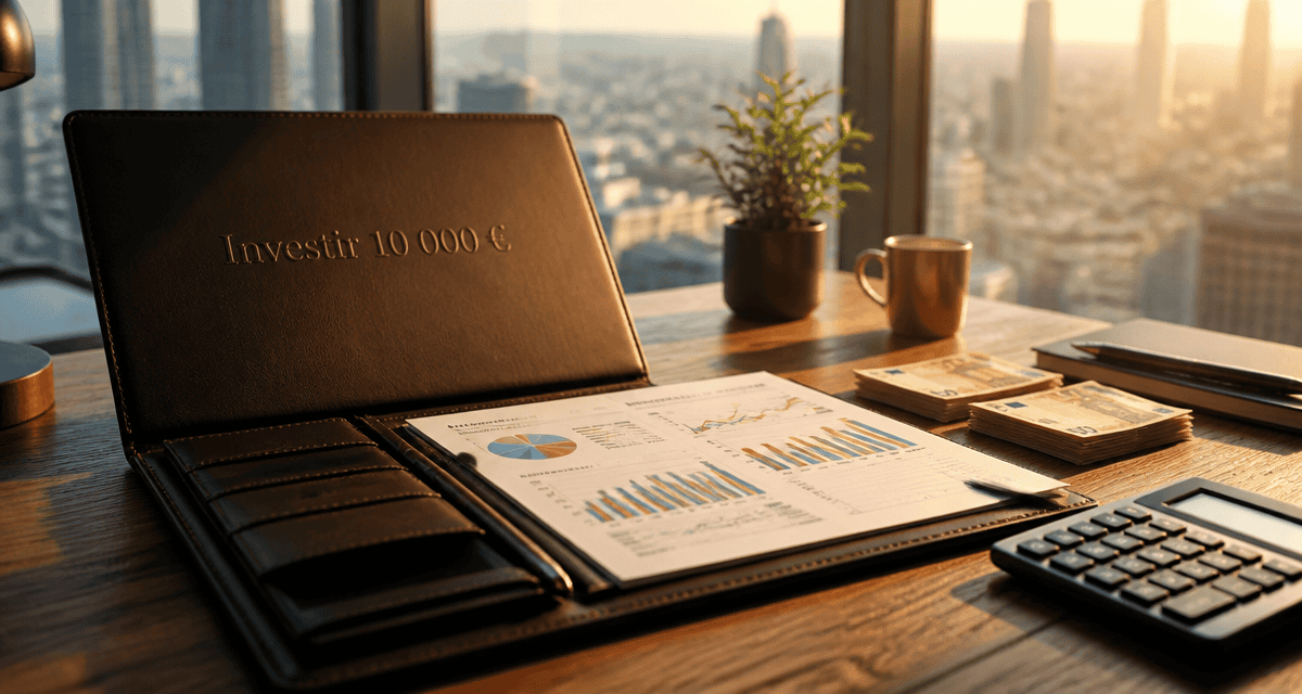 comment investir 10000 euros graphique portefeuille