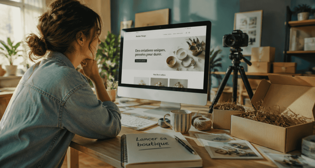 e commerce comment se lancer jeune entrepreneuse boutique