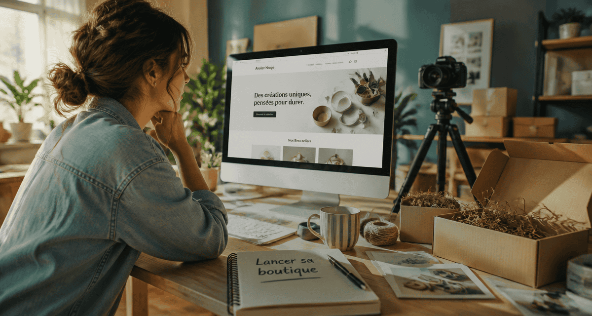 e commerce comment se lancer jeune entrepreneuse boutique