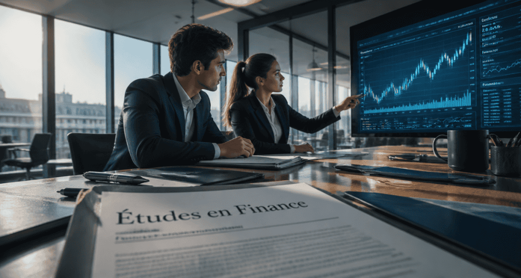 etude en finance jeunes professionnels graphique