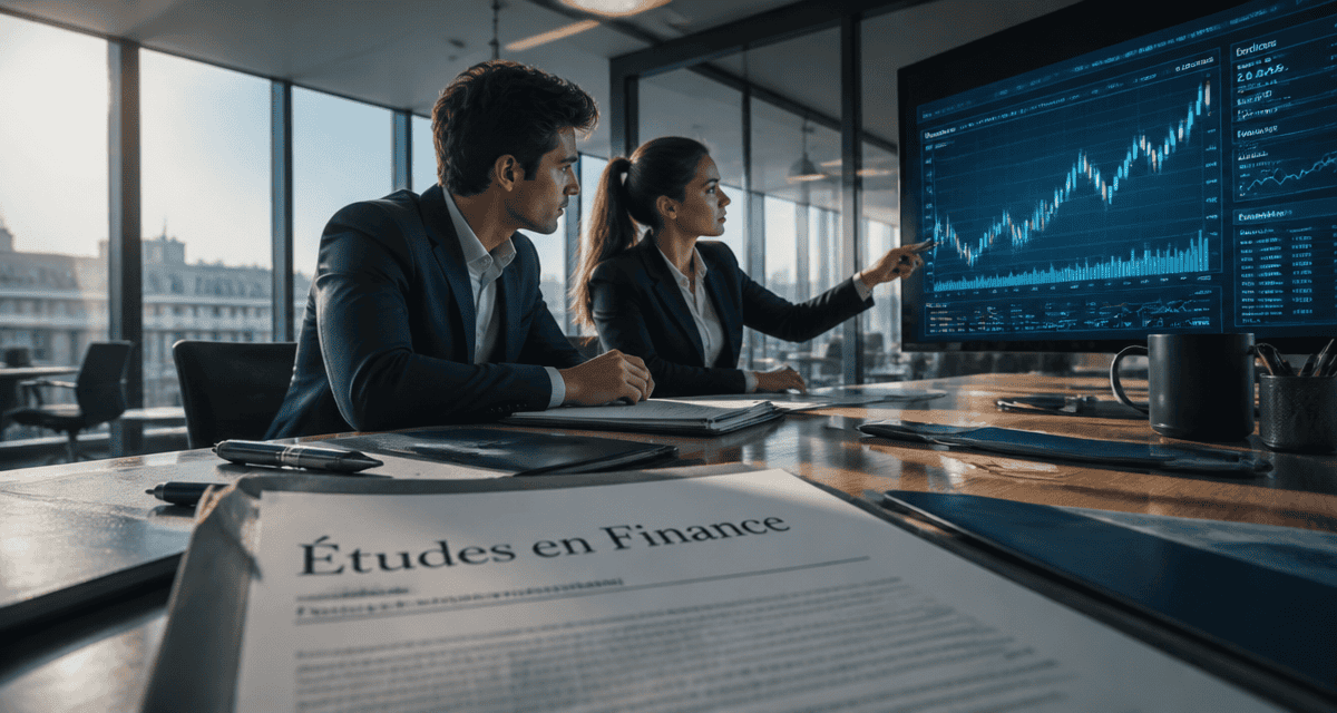 etude en finance jeunes professionnels graphique