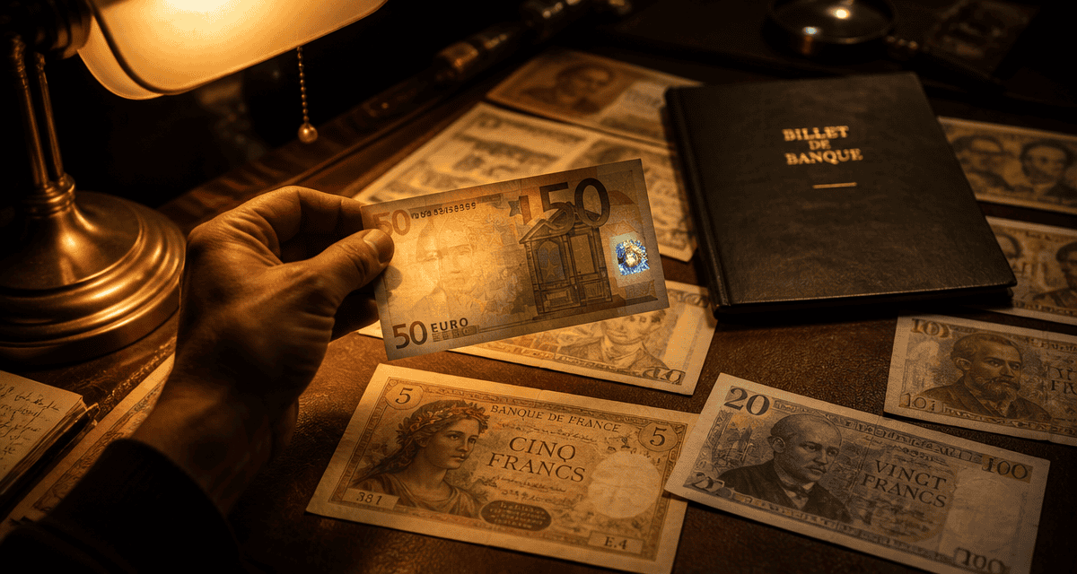 billet de banque france authentique filigrane