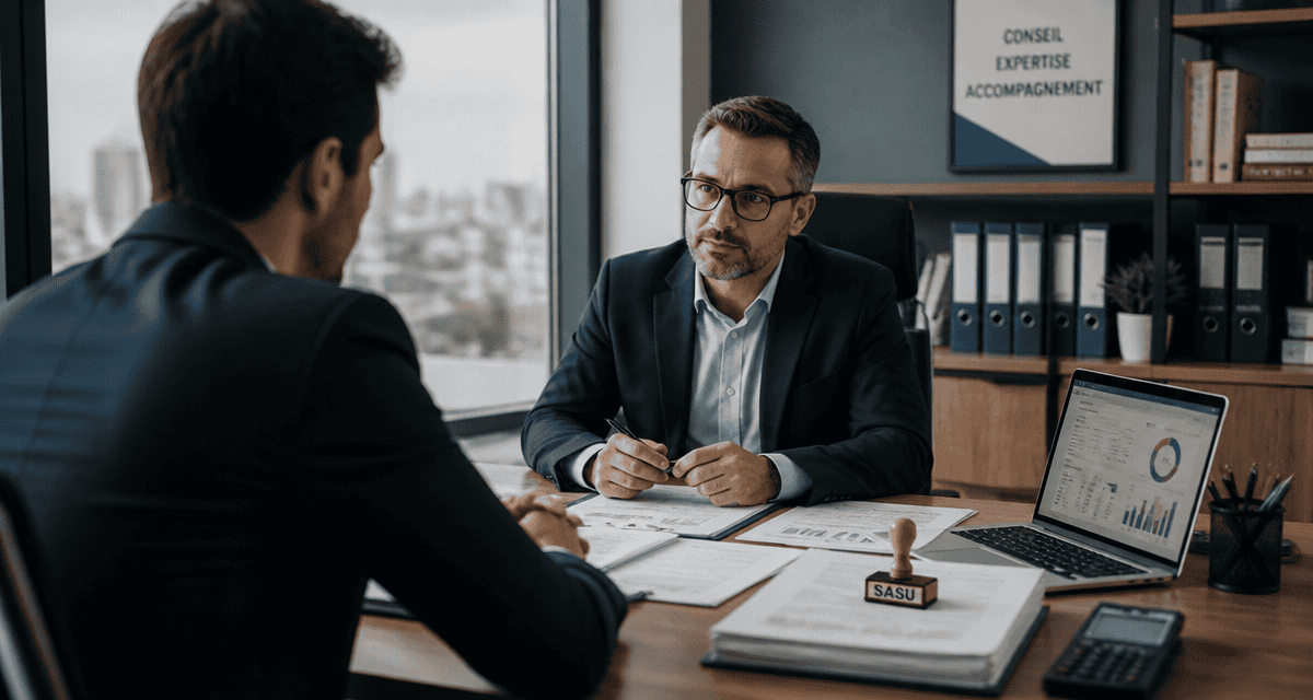 Expert comptable SASU en réunion bilan