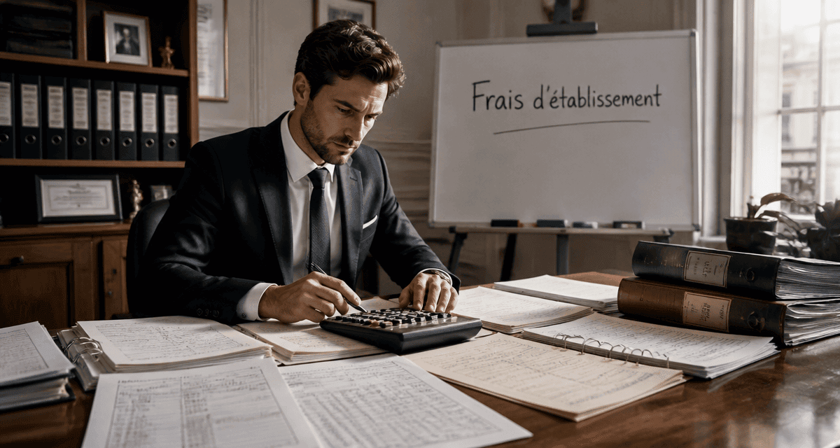 Expert-comptable frais d établissement