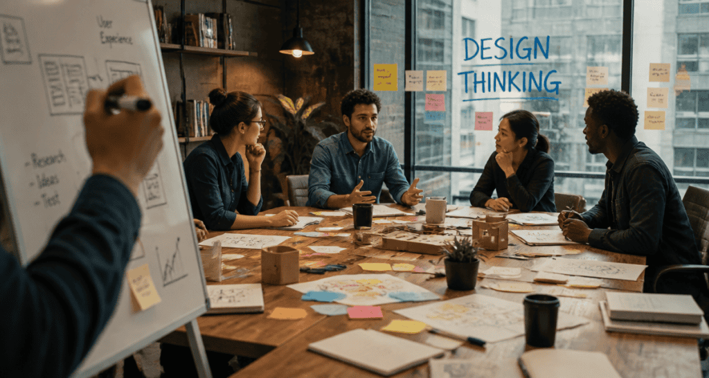 processus design thinking en réunion
