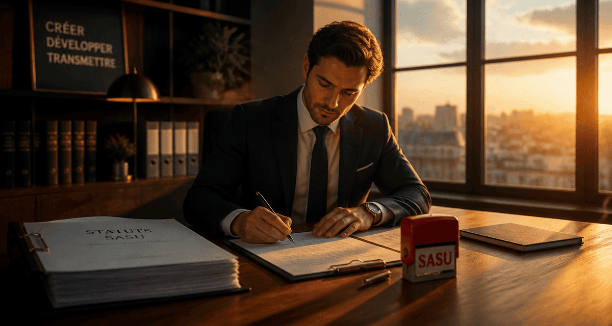 sasu forme juridique entrepreneur signe statuts