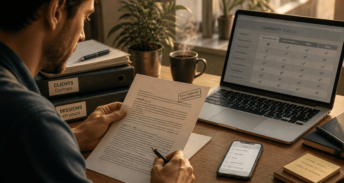 sous traitance auto entrepreneur contrat