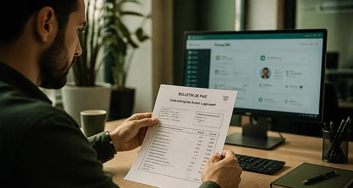 code entreprise action logement sur document