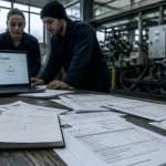 Facteurs de production exemple : travail et capital sur table de calcul