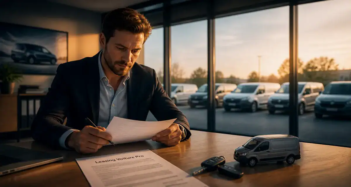 Leasing voiture professionnel chef entreprise contrat clés