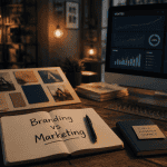 marketing branding bureau branding vs marketing