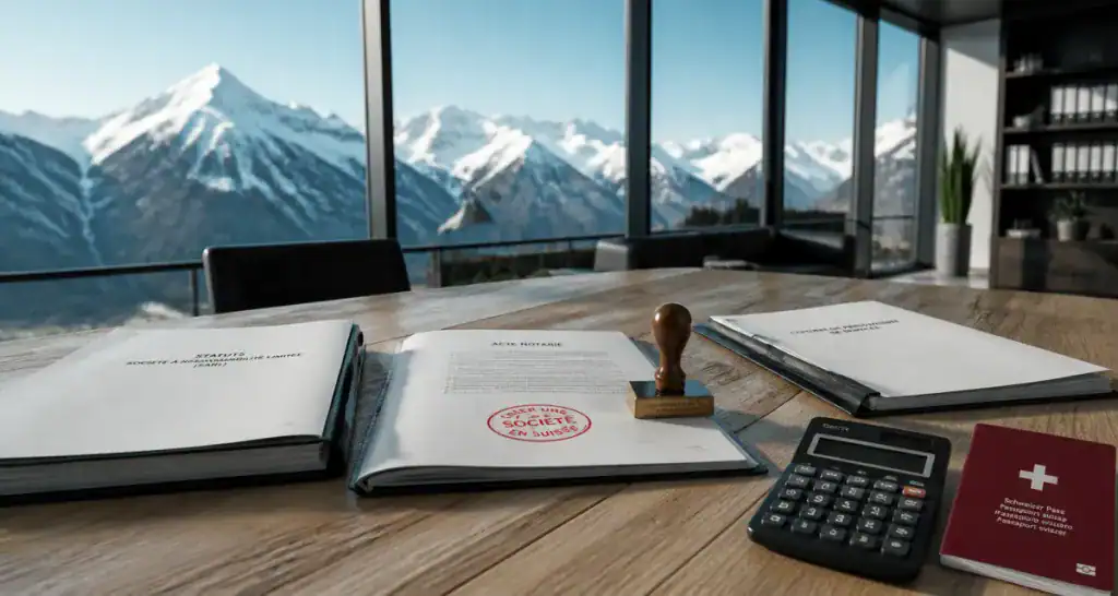 ouvrir une société en suisse avec dossier et bureau