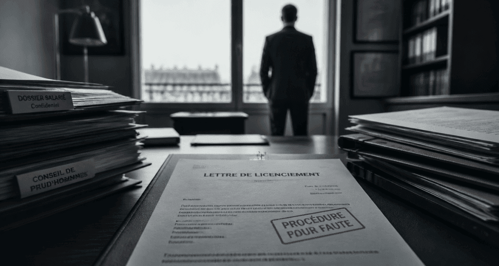 procedure licenciement faute lettre bureau