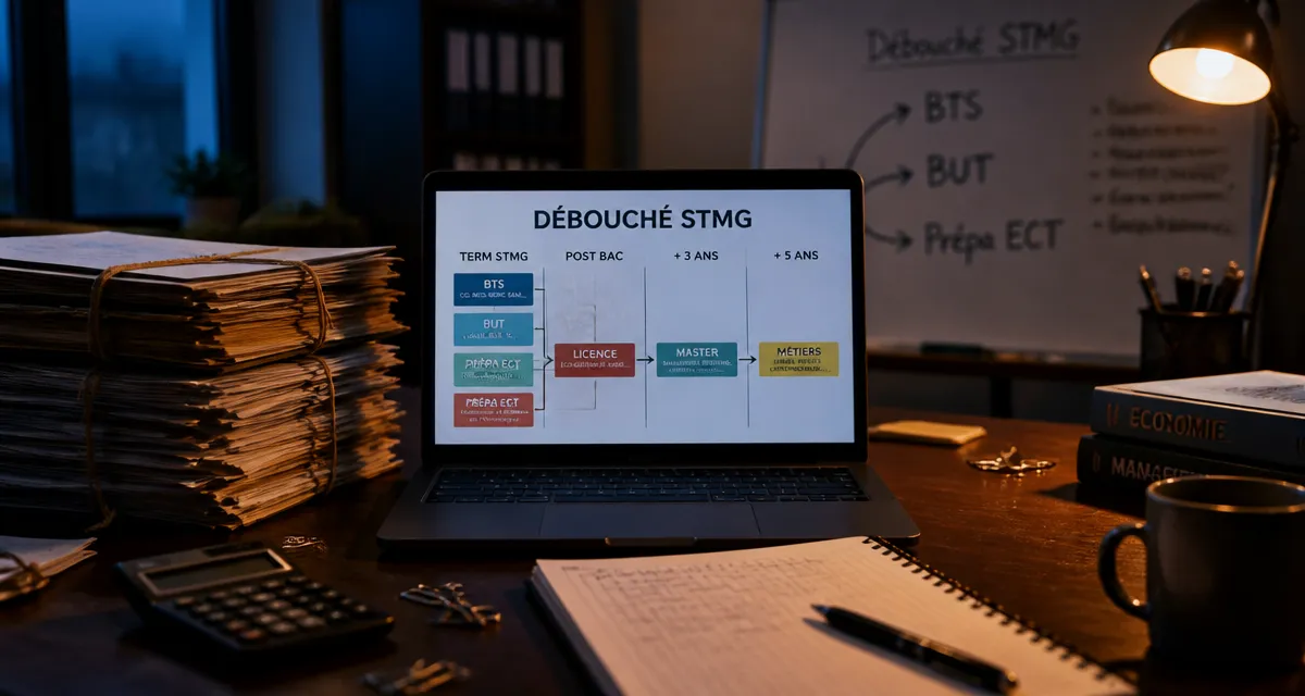STMG débouché : études BTS, BUT et prépa pour réussir