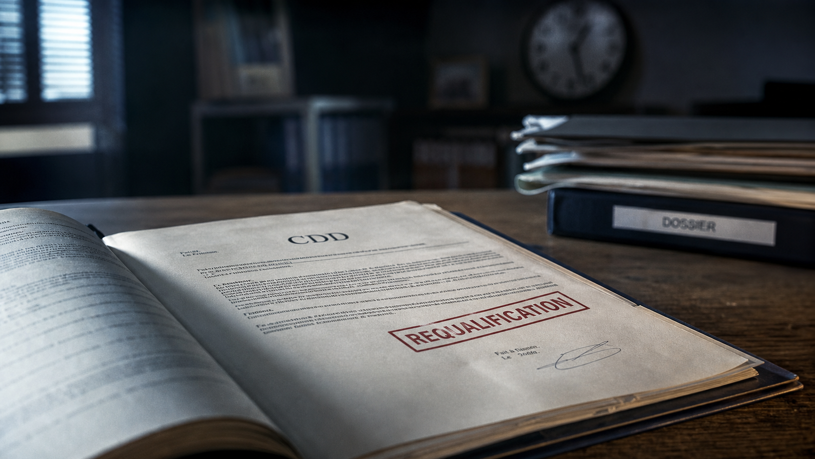 Combien de cdd avant cdi obligatoire : requalification CDD