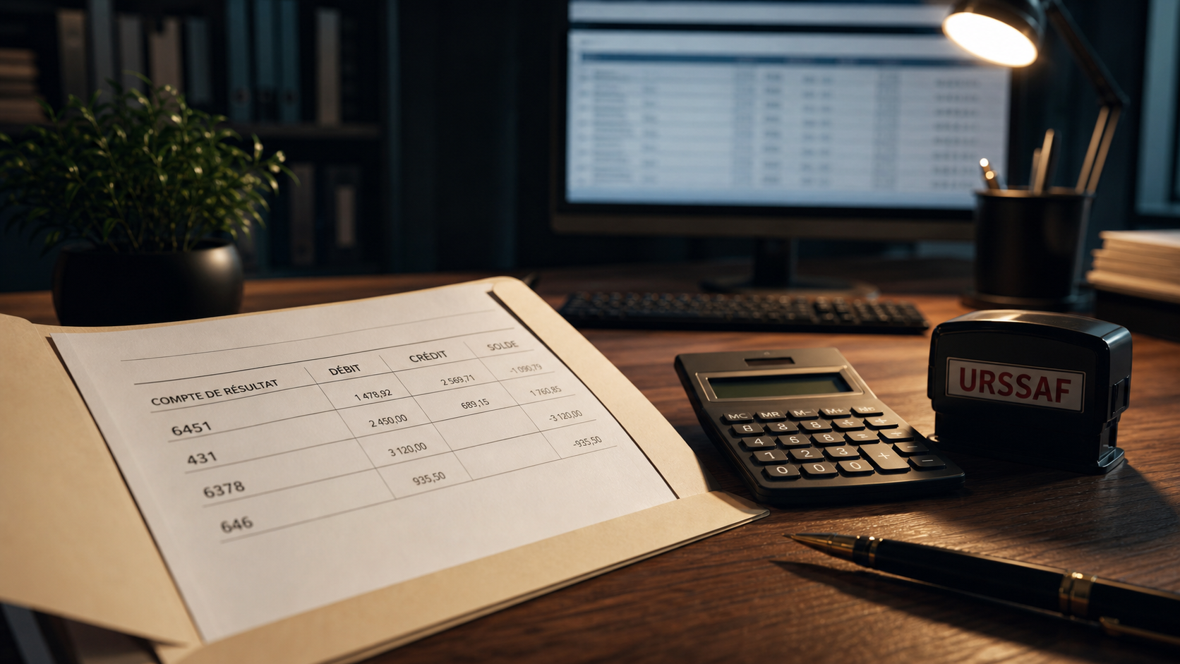 Compte comptable urssaf : écritures et conformité URSSAF