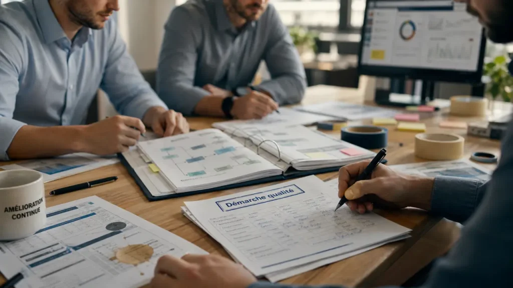 Définition démarche qualité : processus et indicateurs au bureau