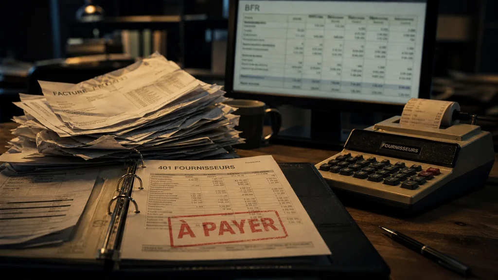 Dettes fournisseurs : compte 401, factures à payer